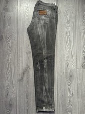 Chip & Pepper Grey Moto Jeans 32W 29L Slim Fit Stretch Denim