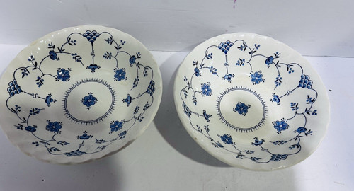 Two myott meakin blue - two,