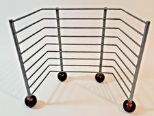 Disc Holder Storage DVD Tower Rack Steel Wire  Stand Holds 8 DVDs Games