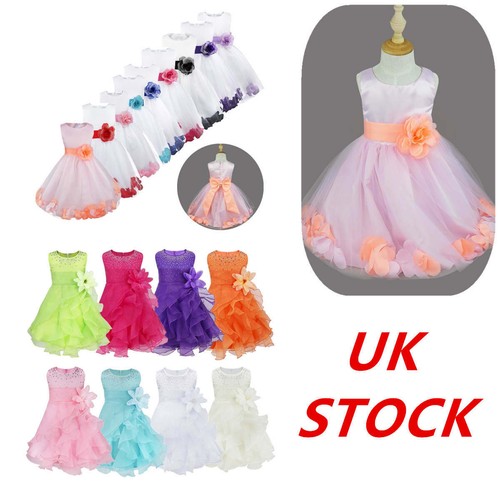 Flower princess dress - flower, girls