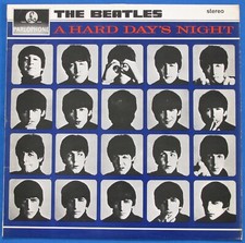 The Beatles 'HARD DAYS NIGHT' 1969 UK 'Stereo' LP RARE 'NO Sold in UK Text'