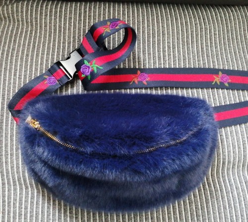 Jayley blue faux fur - jayley,
