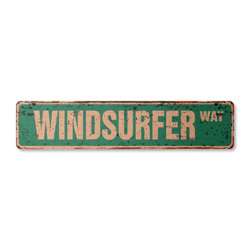 Windsurfer vintage street - street, sign