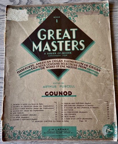 Gounod great masters piano - gounod,