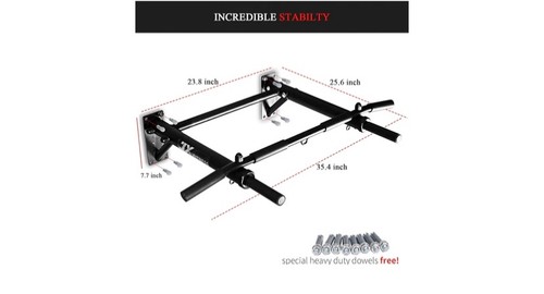 Wall mounted chin bar - up,