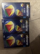 SET OF 3 - BLANK 3 HOUR VHS