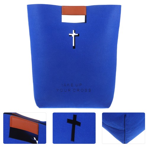 Blue felt bible - felt, study