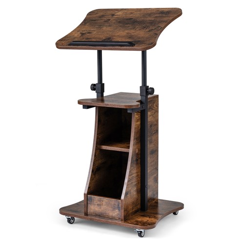 Rolling podium stand height - stand,