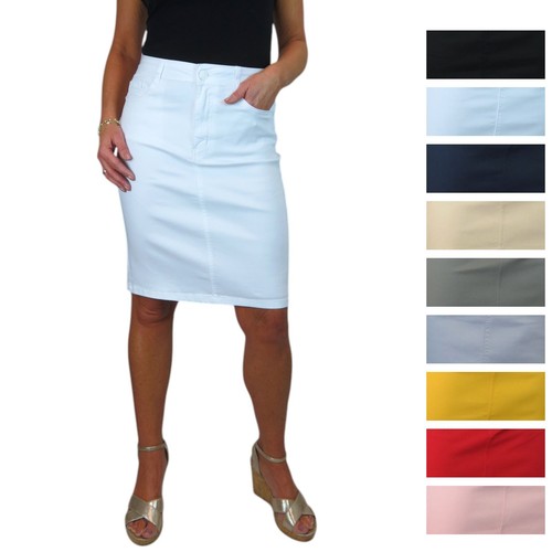 Ladies knee length jeans style - knee,