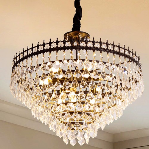 Modern crystal chandelier - crystal,