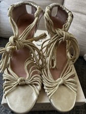 Ted Baker London Gold Heel Sandals