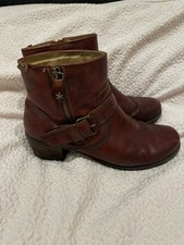 Pikolinos burgundy ankle boots size 6.5  hecsan