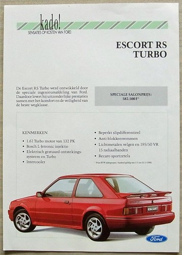 Ford escort turbo - rs,