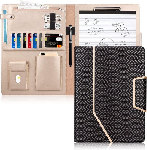 Toplive leather portfolio - a4,