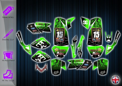 Polaris predator 500 stickers - polaris,