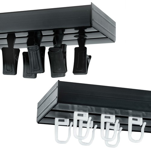 Double curtain rail - double,