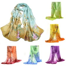 Women Ladies Chiffon Neck Head