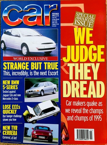 Car magazine nov 1995 - -, tvr