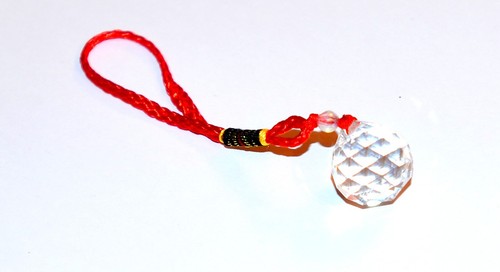 Faceted feng shui crystal ball - feng,