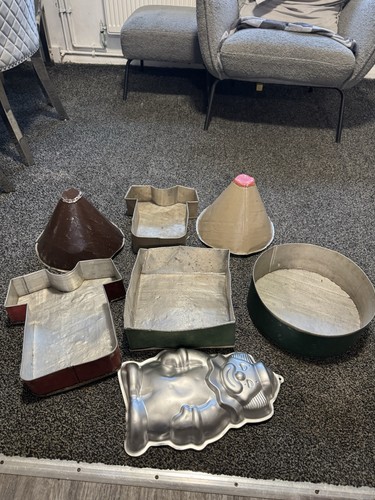 Vintage aluminium cake mould - aluminium,