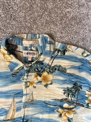Hawaii shirt mens xxl blue - hawaii,