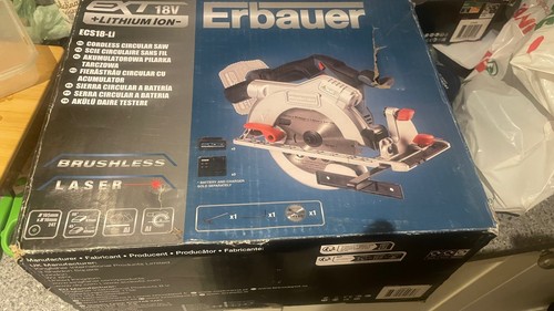 Erbauer circular saw cordless - erbauer,