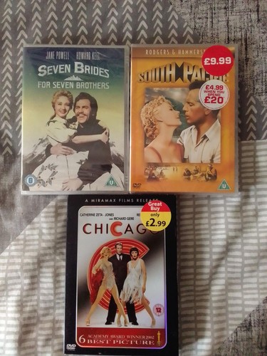 Musical film dvds bundle - film,