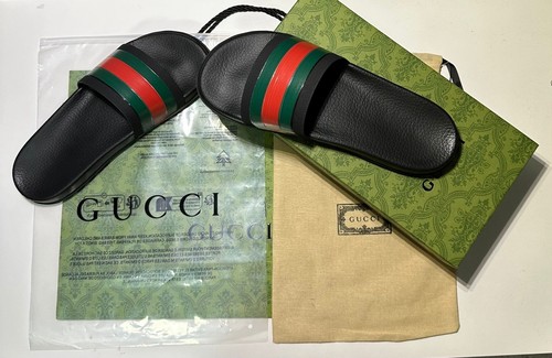 Gucci men slides size 9 - uk,