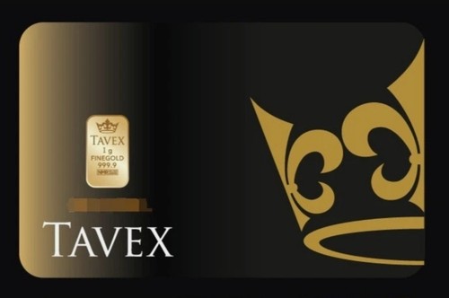 24ct gold tavex bar - gold, coa