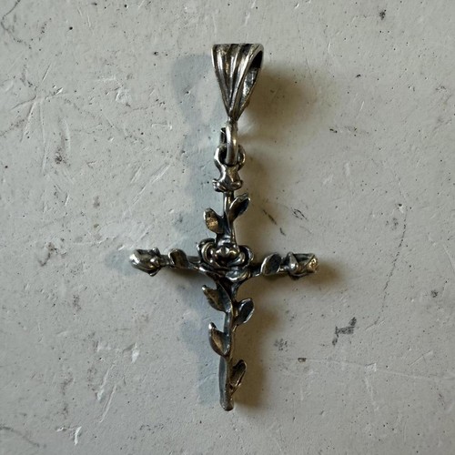 Vintage rose cross sterling - vintage,