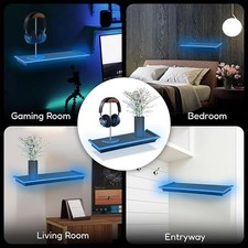 Blue LED Neon Lights Floating