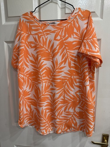 Yours clothing orange tropical - clothing,