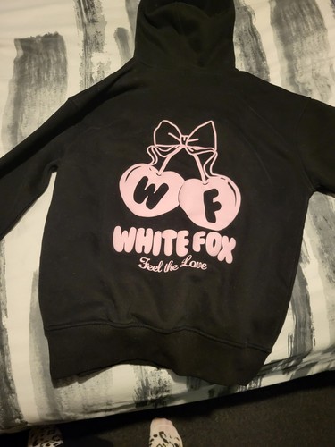 White fox hoodie - white,