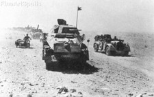 Afrika Korps , advance of the Panzerjager Group 39 • WW2 Photograph, Militaria