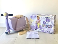 SKOOT Childs Kids Ride-on Luggage Suitcase Trunk Scooter Purple COLLECTION ONLY