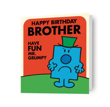 Birthday Card Mr Men Brother