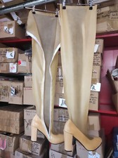 Over Knee Boots Latex Rubber Many Colors Sizes 38-47 Heel 11Cm Poland 1