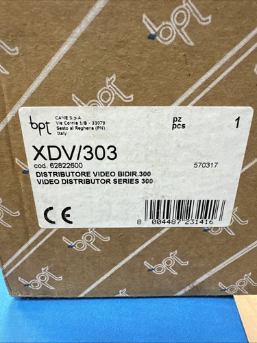 Came bpt xdv 303 - came, xdv/303