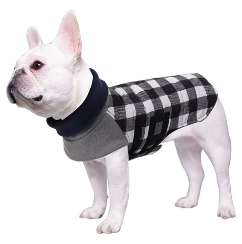 French bulldog quilted thermal - quilted,