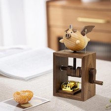 Hand Crank Wooden Music Box