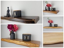 Rustic floating shelf aged - rustic,