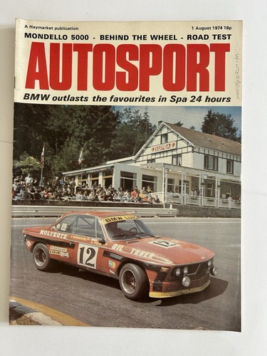 Autosport magazine august - x, 1