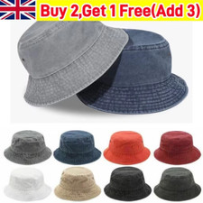 Stonewashed Cotton Bucket hat