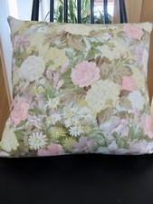 Sanderson BARGAIN! -18"- SET OF 3  - 'Flowers Show' from 1981 - Cushion Covers