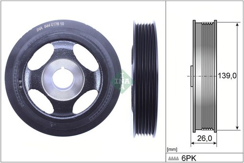 Ina belt pulley crankshaft - ina,