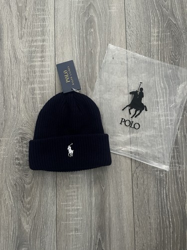 Navy blue ralph lauren beanie - lauren,