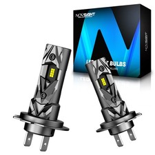 NOVSIGHT H7 LED Headlight Light Bulbs 20000LM Canbus No Error 6500K White 90W 2x
