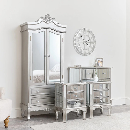 Mirrored closet chest of - mirrored, closet,