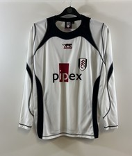 Fulham Player Issue L/S Home Football Shirt 2006/07 Adults Large Airness H695