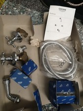 Grohe Arabesk Volume Control Trim Cross Handle In Polished Chrome . Please Read 